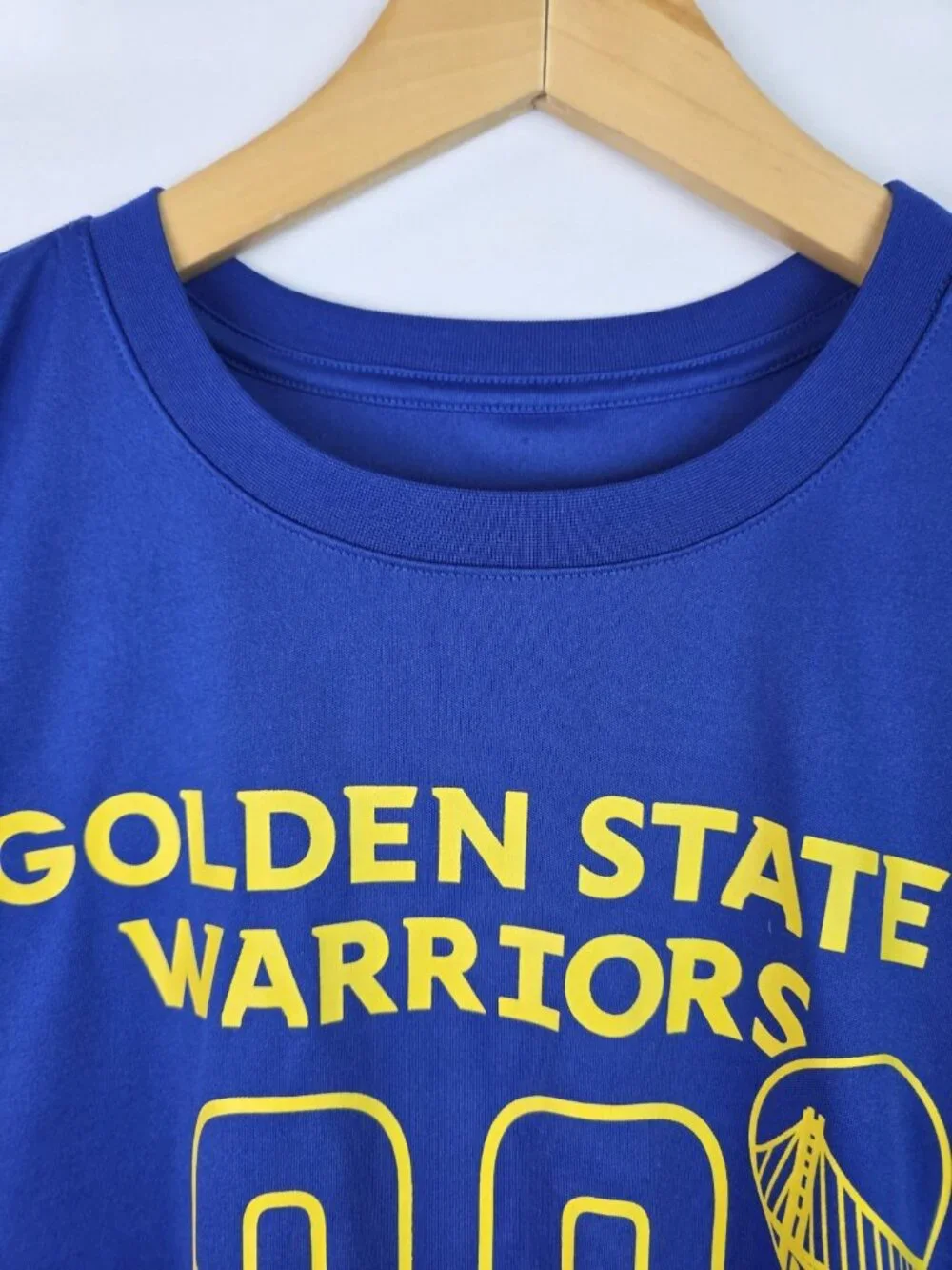 Golden State Warriors NBA Shirt Men's Size XL Blue Short Sleeve Stephen Curry 30